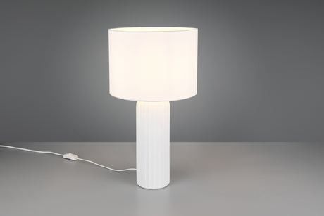 Lámpara de sobremesa Trio Blair LED blanco mate 2700K 51cm R51811031