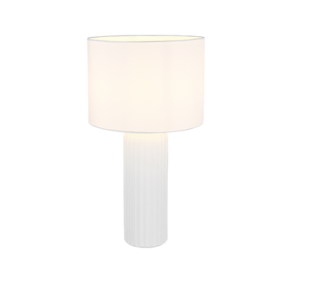 Lámpara de sobremesa Trio Blair LED blanco mate 2700K 51cm R51811031