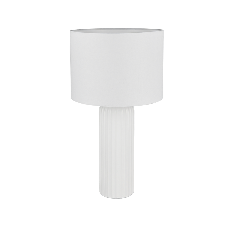 Lámpara de sobremesa Trio Blair LED blanco mate 2700K 51cm R51811031