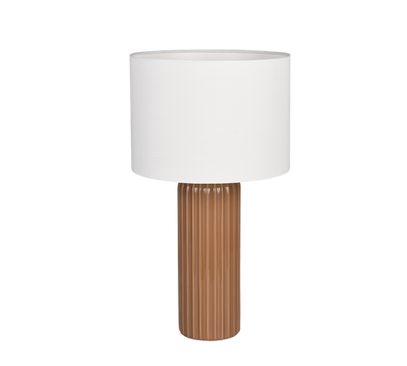 Lámpara de sobremesa Trio Blair LED mokka 2700K 51cm R51811072