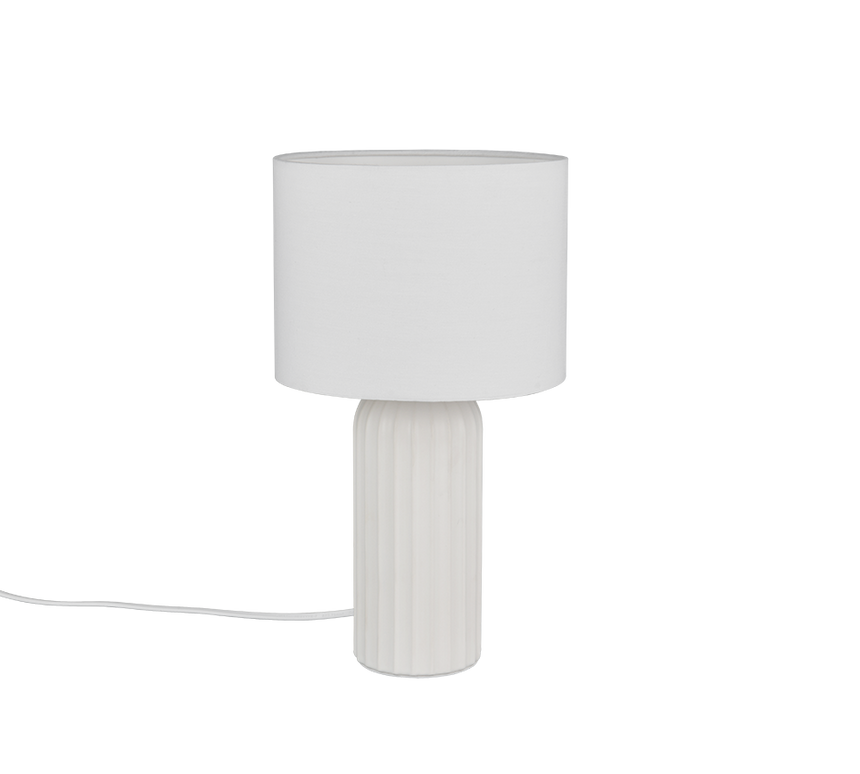 Lámpara de sobremesa Trio Blair LED blanco mate 2700K 36cm R51811931
