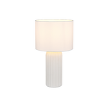 Lámpara de sobremesa Trio Blair LED blanco mate 2700K 36cm R51811931
