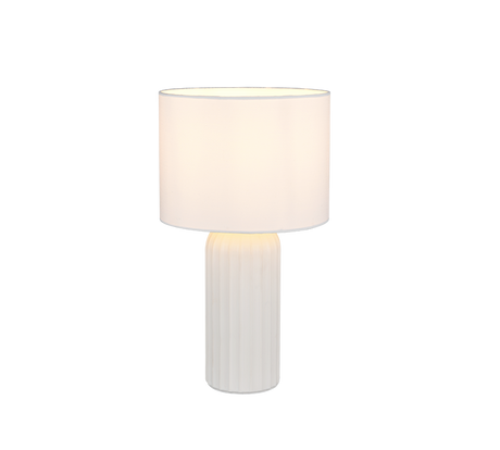 Lámpara de sobremesa Trio Blair LED blanco mate 2700K 36cm R51811931