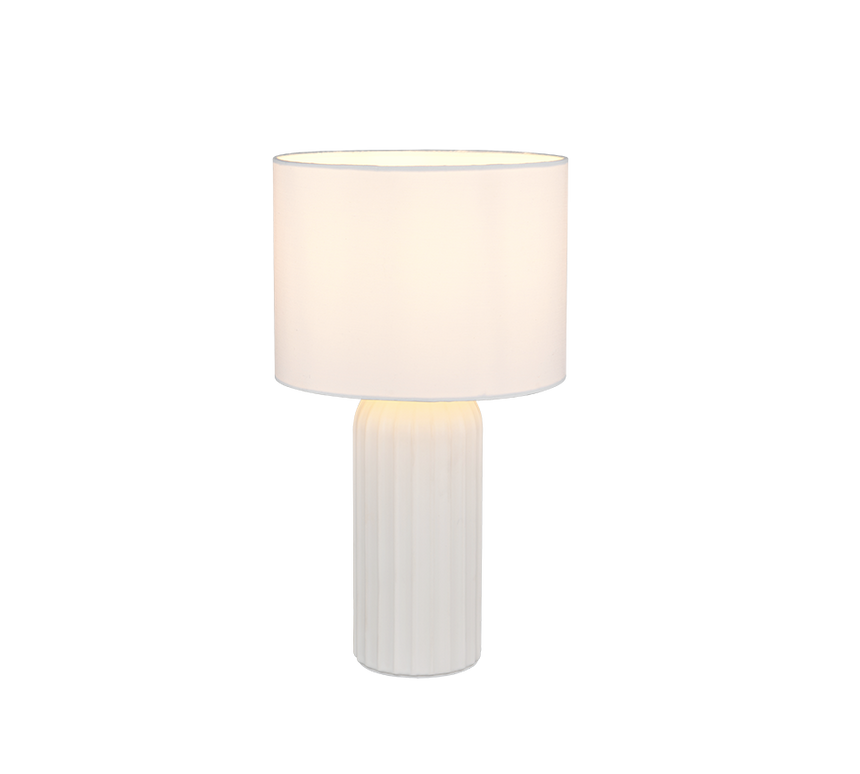 Lámpara de sobremesa Trio Blair LED blanco mate 2700K 36cm R51811931