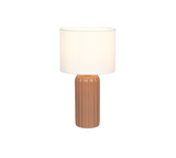 Lámpara de sobremesa Trio Blair LED mokka 2700K 36cm R51811972