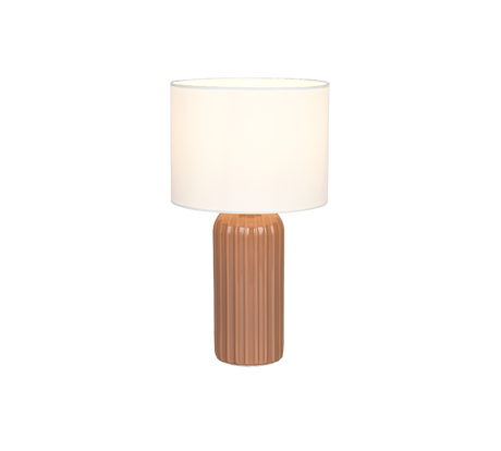 Lámpara de sobremesa Trio Blair LED mokka 2700K 36cm R51811972