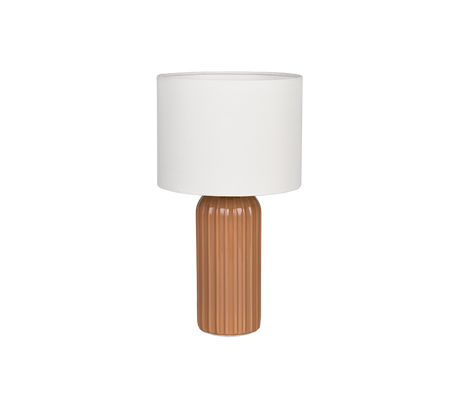 Lámpara de sobremesa Trio Blair LED mokka 2700K 36cm R51811972
