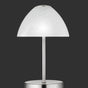 Lámpara de sobremesa Trio Queen LED níquel mate táctil 3000K R52021107