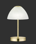 Lámpara de sobremesa Trio Queen LED táctil 3000K latón mate — ref. R52021108 (1)