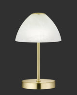 Lámpara de sobremesa Trio Queen LED táctil 3000K latón mate — ref. R52021108 (1)