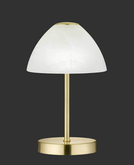 Lámpara de sobremesa Trio Queen LED táctil 3000K latón mate — ref. R52021108 (1)