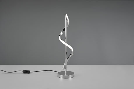 Lámpara de sobremesa Trio Isabel LED cromo 4000K 56cm R52201106