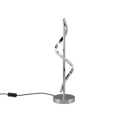 Lámpara de sobremesa Trio Isabel LED cromo 4000K 56cm R52201106