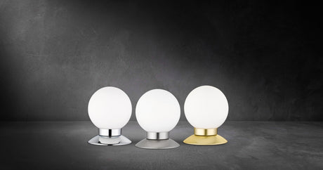 Lámpara de sobremesa Trio Princess LED cromo táctil 3000K R52551906