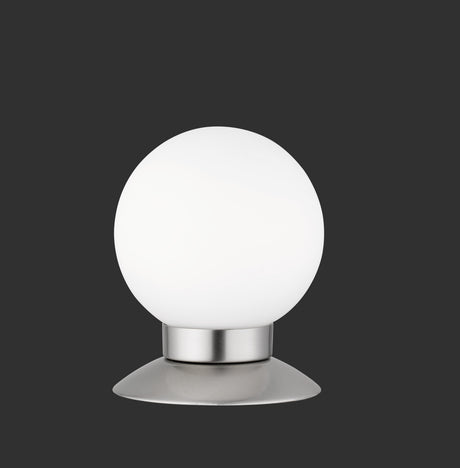 Lámpara de sobremesa Trio Princess LED níquel mate táctil 3000K R52551907