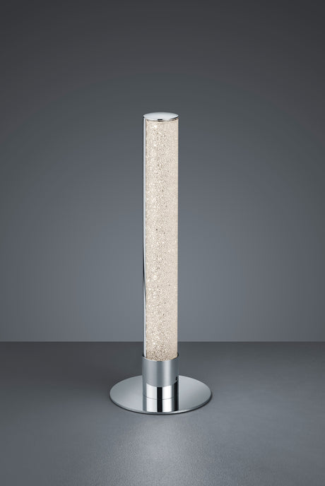 Lámpara de sobremesa Trio Leia LED cromo 3000K 40cm R52571100
