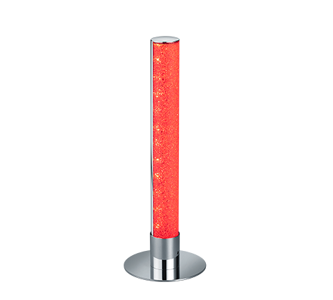 Lámpara de sobremesa Trio Leia LED cromo 3000K 40cm R52571100