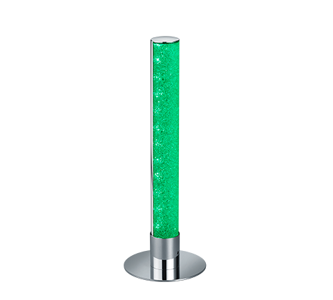 Lámpara de sobremesa Trio Leia LED cromo 3000K 40cm R52571100