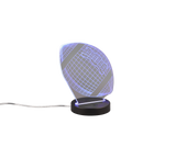 Lámpara de sobremesa Trio Football LED negro mate 3000K regulable R52821132