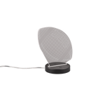 Lámpara de sobremesa Trio Football LED negro mate 3000K regulable R52821132