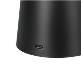 Lámpara de sobremesa Trio Cirrus LED negro mate 33cm R53491132