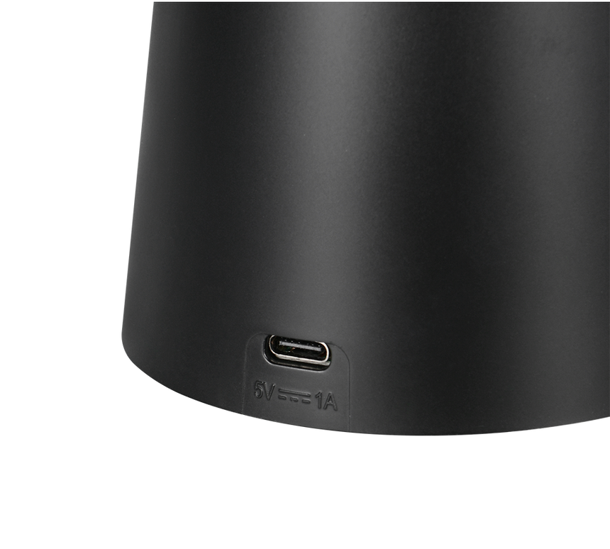 Lámpara de sobremesa Trio Cirrus LED negro mate 33cm R53491132