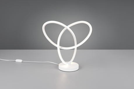 Lámpara de sobremesa Trio Lando LED blanco mate 4000K R53591131