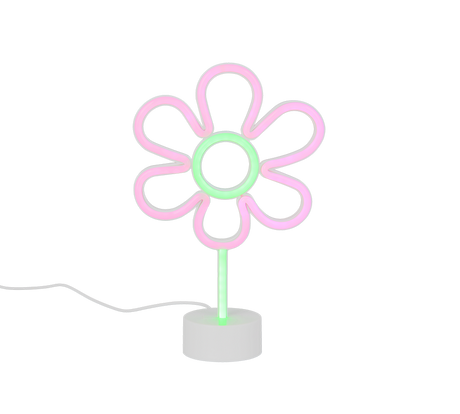 Lámpara de sobremesa Trio Rose LED blanco 31cm R53611101