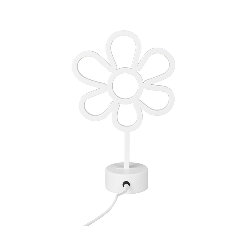 Lámpara de sobremesa Trio Rose LED blanco 31cm R53611101
