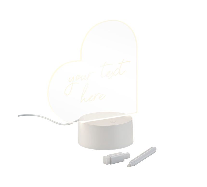 Lámpara de sobremesa Trio Amour LED blanco 3000K R53821101
