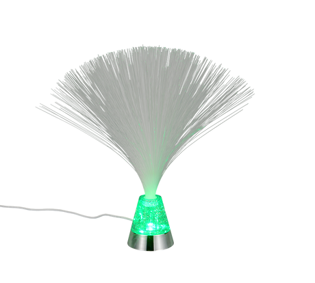 Lámpara de sobremesa Trio Punk LED cromo 2000K 31,5cm R53841106