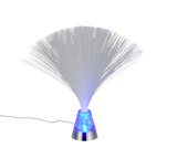 Lámpara de sobremesa Trio Punk LED cromo 2000K 31,5cm R53841106