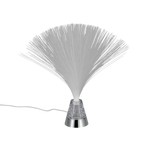 Lámpara de sobremesa Trio Punk LED cromo 2000K 31,5cm R53841106