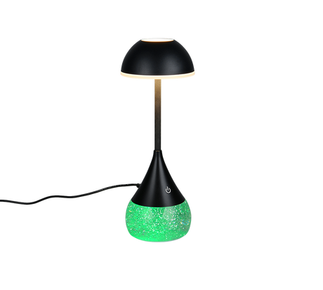 Lámpara de sobremesa Trio Tembo LED negro R53851102