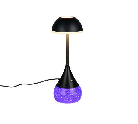 Lámpara de sobremesa Trio Tembo LED negro R53851102