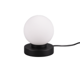 Lámpara de sobremesa Trio Prinz II LED negro mate táctil 3000K regulable R540110