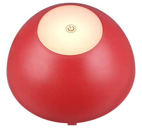 Lámpara de sobremesa de exterior Trio Ricardo LED portátil rojo 3000K táctil IP54 R54106110 - vista 3