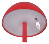 Lámpara de sobremesa de exterior Trio Ricardo LED portátil rojo 3000K táctil IP54 R54106110 - vista 4