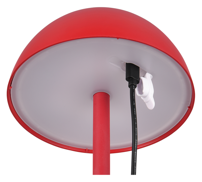 Lámpara de sobremesa de exterior Trio Ricardo LED portátil rojo 3000K táctil IP54 R54106110 - vista 5
