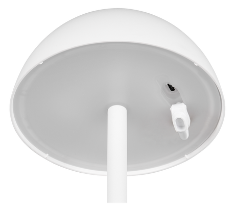Lámpara de sobremesa de exterior Trio Ricardo LED portátil blanco mate 3000K IP54 R54106131 - vista 4