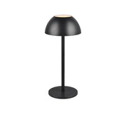 Lámpara de sobremesa de exterior Trio Ricardo LED portátil negro mate 3000K IP54 R54106132