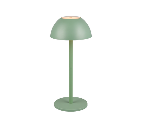 Lámpara de sobremesa de exterior Trio Ricardo LED portátil pistaziengrün 3000K IP54 R54106149