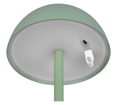 Lámpara de sobremesa de exterior Trio Ricardo LED portátil pistaziengrün 3000K IP54 R54106149 - vista 4