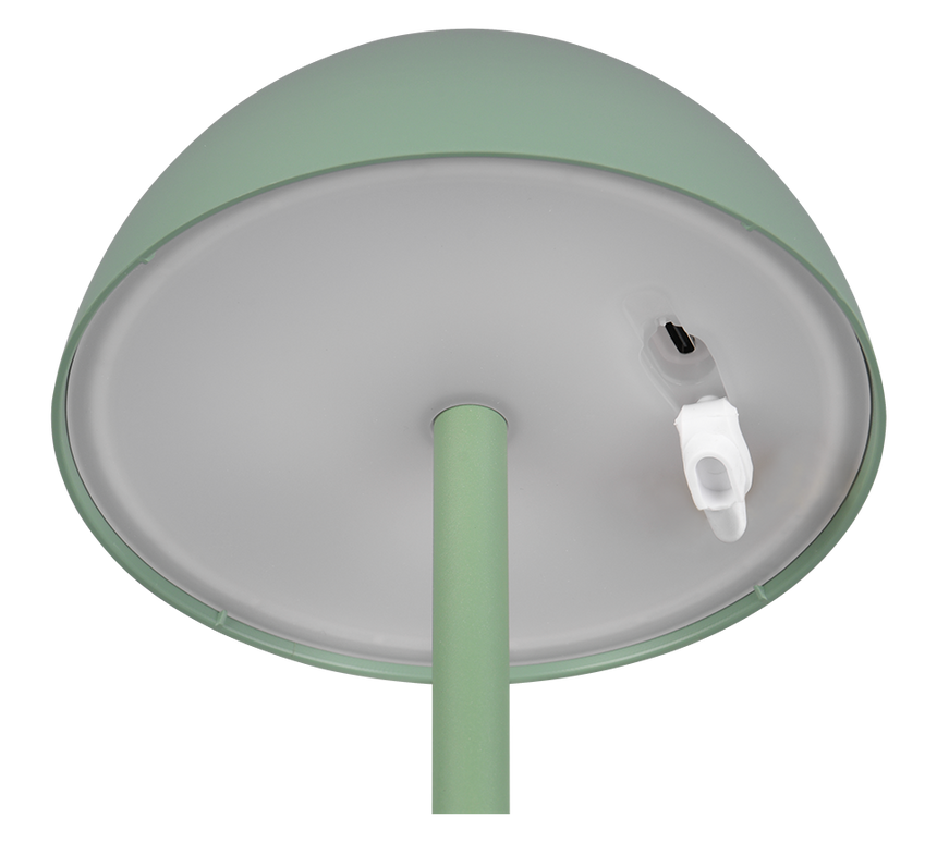 Lámpara de sobremesa de exterior Trio Ricardo LED portátil pistaziengrün 3000K IP54 R54106149 - vista 4