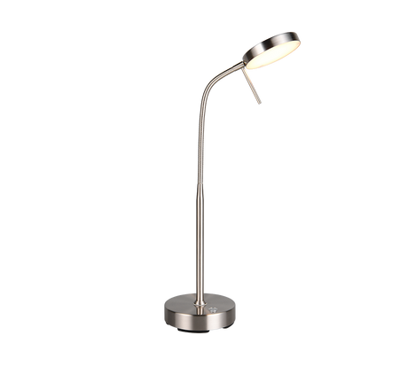 Flexo de sobremesa Trio Moreno LED níquel mate R54561107