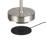 Flexo de sobremesa Trio Moreno LED níquel mate R54561107