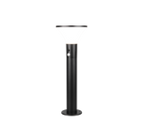 Baliza de exterior Trio Gorda LED negro mate solar 4000K IP44 50cm R54676132