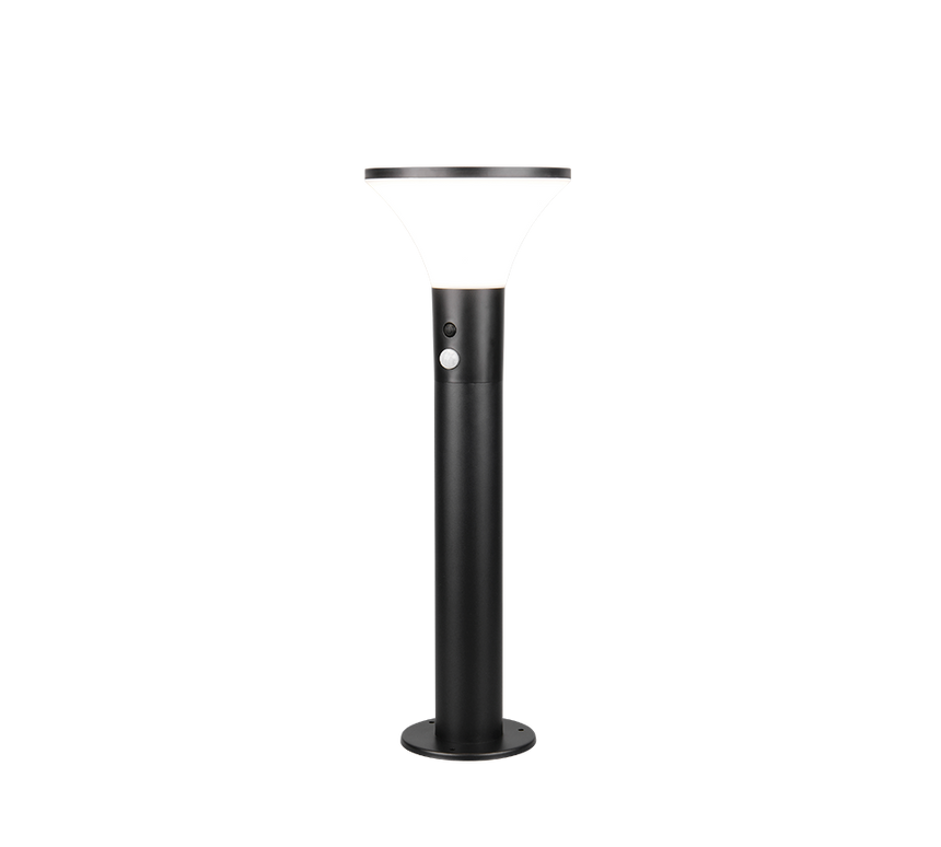 Baliza de exterior Trio Gorda LED negro mate solar 4000K IP44 50cm R54676132