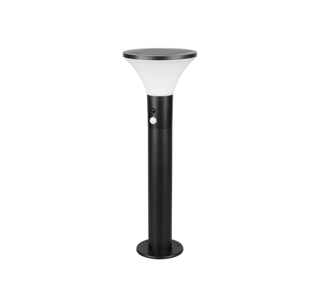 Baliza de exterior Trio Gorda LED negro mate solar 4000K IP44 50cm R54676132