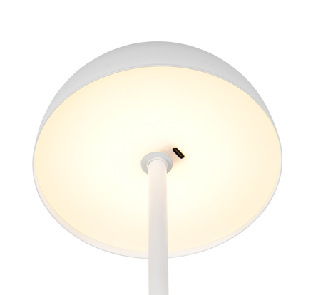 Lámpara de sobremesa Trio Munoz LED blanco mate táctil 3000K R54891131